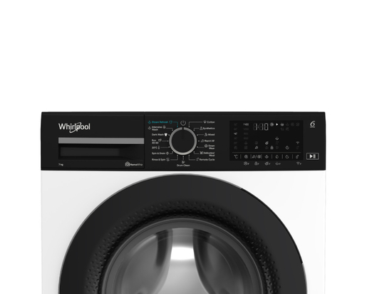 Whirlpool mašina za pranje veša WAM764WKBEE, Frontload, 7 kg, 1351 rpm, bela