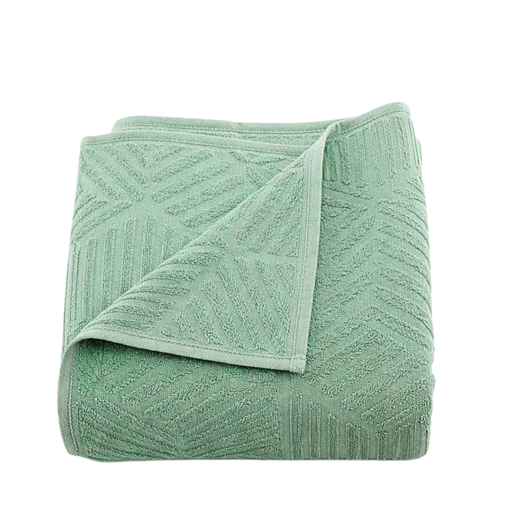 Dekordom Frotir prekrivač cube 145x200 - dark green - 26