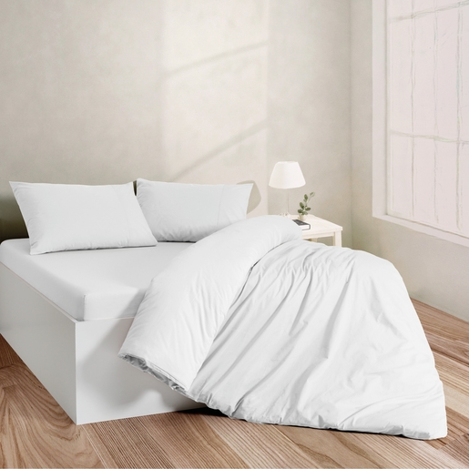 Dekordom Posteljina cb simple set bicolor single - white