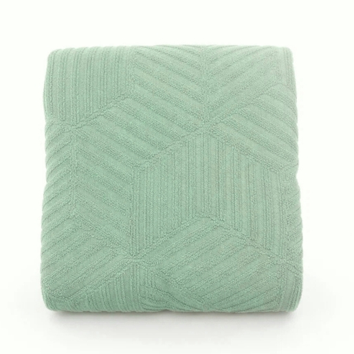 Dekordom Frotir prekrivač cube 200x210 - dark green - 26