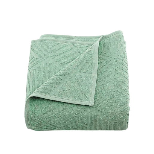 Dekordom Frotir prekrivač cube 200x210 - dark green - 26