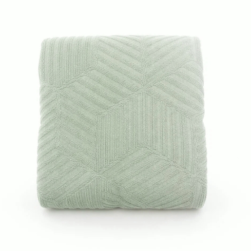 Dekordom Frotir prekrivač cube 200x210 - light green - 26