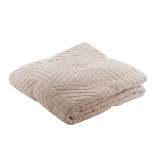 Dekordom Frotir prekrivač cube 200x210 - beige - 26