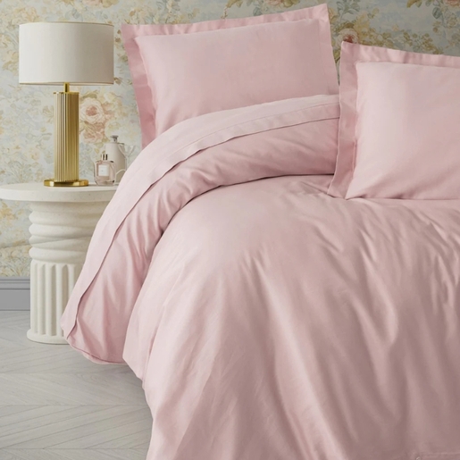 Dekordom Posteljina cb elegant saten - pudra