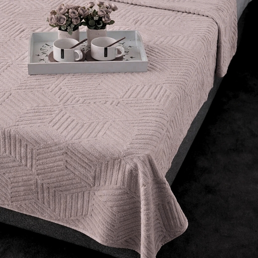 Dekordom Frotir prekrivač cube 145x200 - opal grey - 26