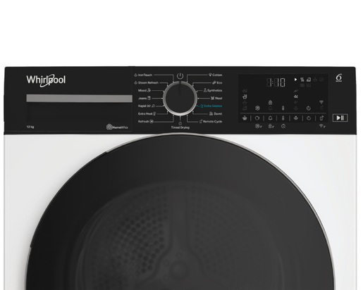 Whirlpool mašina za sušenje veša WP E12X WBS EE, 12 kg, 6th Sense tehnologija, bela