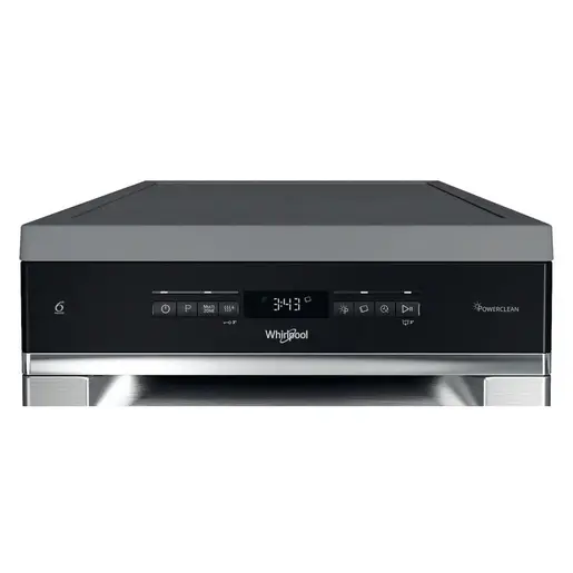 Whirlpool mašina za pranje sudova WH6FB10BS7A0X, 6th Sense tehnologija, 10 kompleta, inox