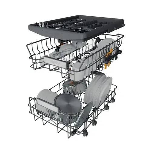 Whirlpool mašina za pranje sudova WH6FB10BS7A0X, 6th Sense tehnologija, 10 kompleta, inox