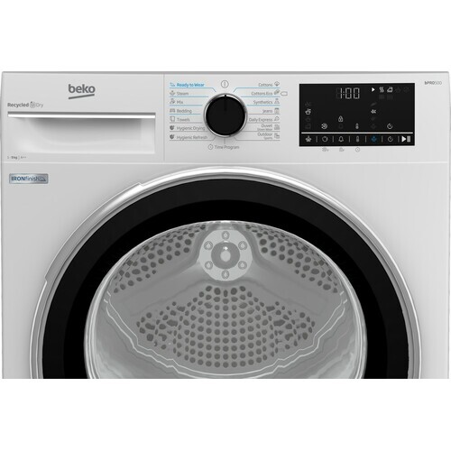 Beko ProSmart invertermašina za sušenje veša B5T69233, 9 kg, OptiSense, bela