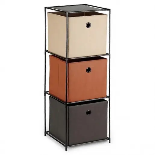 Vilde - Storage  Solutions  568099 - Metalna polica sa 3 korpe, 34,5 x 100 CM