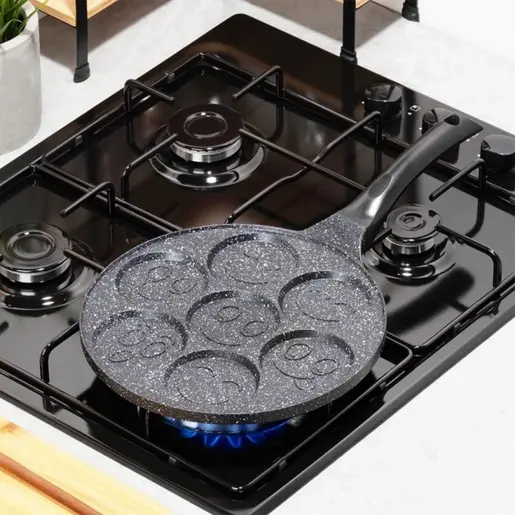 Vilde 199084 - Granitni tiganj za jaja, 26 cm - Smiley