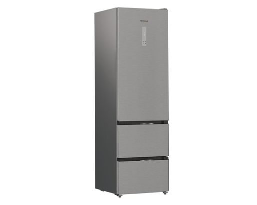 Whirlpool kombinovani frižider WHKF 6352 X5E, No frost, 351 l, 6th SENSE tehnologija, srebrni