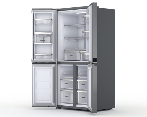 Whirlpool side by side frižider WQ9 U2L EF, Frost free, 594 l, 6th Sense tehnologija, inox