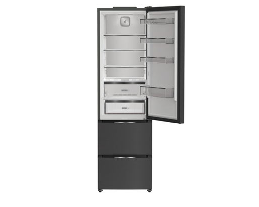 Whirlpool kombinovani frižider WHKF 6353 XBR6E, No frost, 351 l, 6th SENSE tehnologija, srebrni