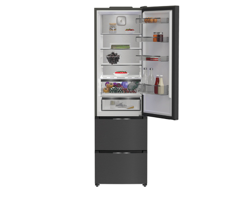 Whirlpool kombinovani frižider WHKF 6353 XBR6E, No frost, 351 l, 6th SENSE tehnologija, srebrni