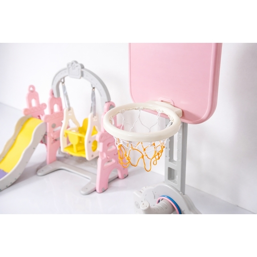 Winnerbike Tobogan + ljulja 161x155x103 pink Out0025