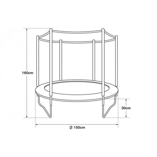 Winnerbike Trambolina 150 cm Out0028