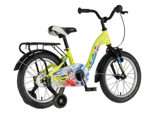 Bicikl kids visitor aviator 16" 9" v-brake  kontra 105-125cm (16") neon žuti 1160123