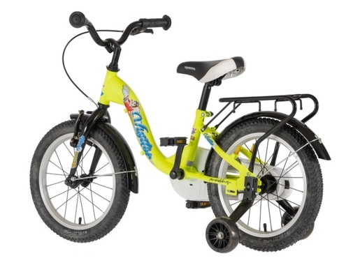 Bicikl kids visitor aviator 16" 9" v-brake  kontra 105-125cm (16") neon žuti 1160123