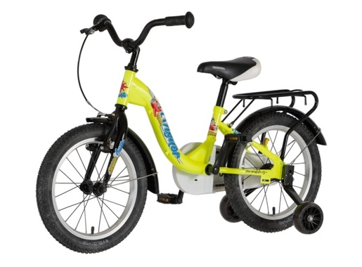 Bicikl kids visitor aviator 16" 9" v-brake  kontra 105-125cm (16") neon žuti 1160123