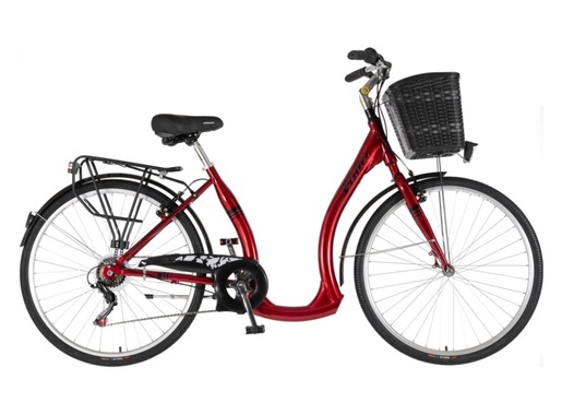 Bicikl city visitor vintage 28" alu 18" v-brake  6 brzina 167-192cm (l/xl) crveni 1282068