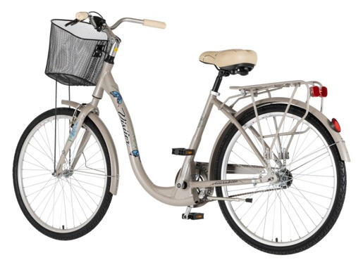 Bicikl fashion visitor butterfly 26" alu 17" v-brake kontra quanda 155-178cm (s/m) sivi perla 1262104