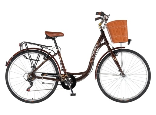 Bicikl fashion visitor savanna 28" alu 18" v-brake  6 brzina 155-178cm (s/m) braon leopard perla uv 1282111