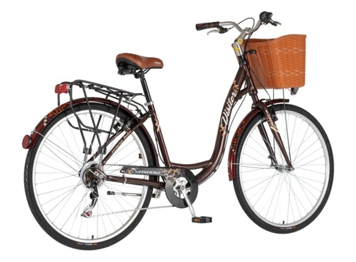 Bicikl fashion visitor savanna 28" alu 18" v-brake  6 brzina 155-178cm (s/m) braon leopard perla uv 1282111