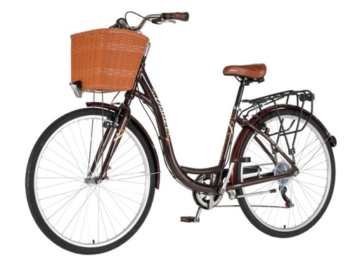 Bicikl fashion visitor savanna 28" alu 18" v-brake  6 brzina 155-178cm (s/m) braon leopard perla uv 1282111