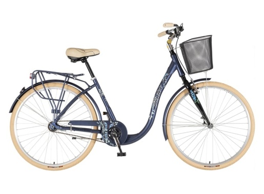 Bicikl fashion visitor butterfly 28" alu 18" v-brake kontra quanda 155-178cm (s/m) plavi  polu mat 1282109