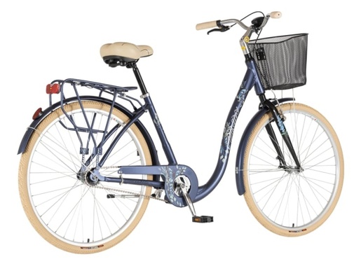 Bicikl fashion visitor butterfly 28" alu 18" v-brake kontra quanda 155-178cm (s/m) plavi  polu mat 1282109