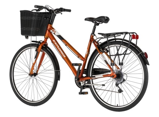 Bicikl tour explorer axys lady 28" alu 19" v-brake  6 brzina 155-178cm (s/m) narandžasti perla 1282088