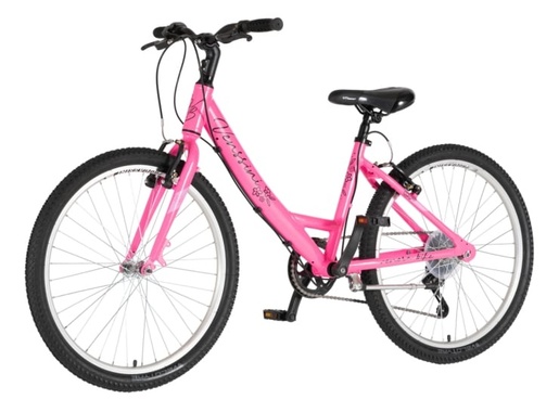 Bicikl junior 24 venssini parma alu 24" alu 14" v-brake  6 brzina 132-155cm (xs) roze 1242055