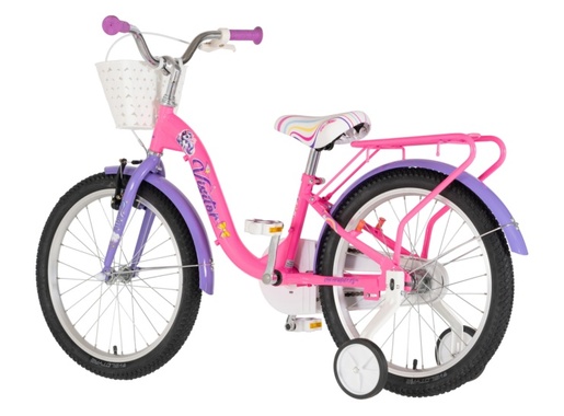 Bicikl kids visitor unicorn 20" 10" v-brake  kontra 115-135cm (20") roze uv sjaj 1203151