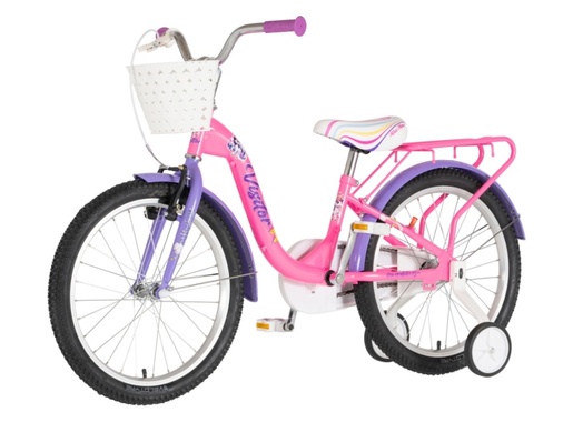 Bicikl kids visitor unicorn 20" 10" v-brake  kontra 115-135cm (20") roze uv sjaj 1203151