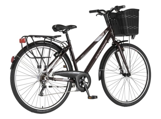 Bicikl tour explorer axys lady 28" alu 18" v-brake  6 brzina 155-178cm (s/m) braon crni 1282090