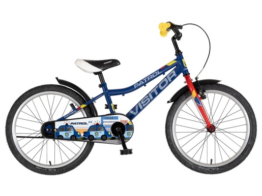 Bicikl kids visitor patrol 20" 10" v-brake  kontra 95-115cm (12") plavi perla 1203162