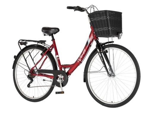 Bicikl city venssini nexa city 28" alu 19" v-brake  6 brzina 155-178cm (s/m) crveni 1282115