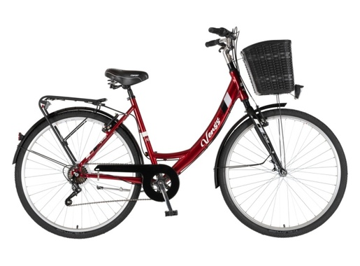 Bicikl city venssini nexa city 28" alu 19" v-brake  6 brzina 155-178cm (s/m) crveni 1282115