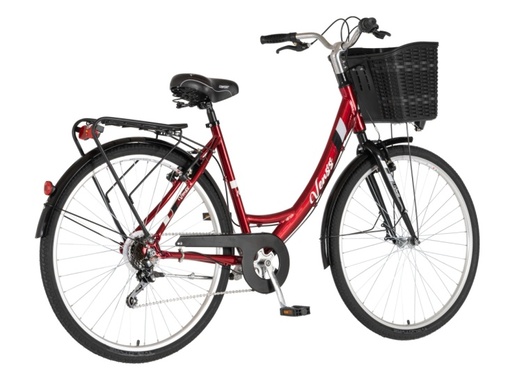 Bicikl city venssini nexa city 28" alu 19" v-brake  6 brzina 155-178cm (s/m) crveni 1282115