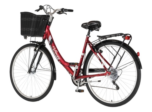 Bicikl city venssini nexa city 28" alu 19" v-brake  6 brzina 155-178cm (s/m) crveni 1282115