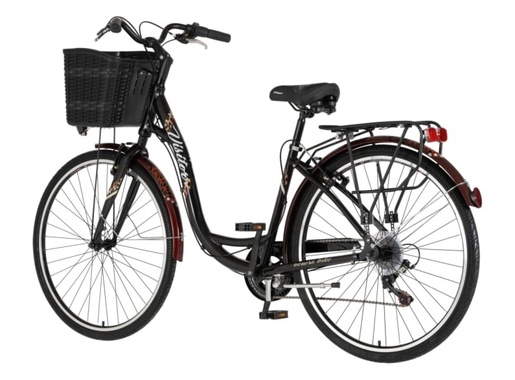 Bicikl fashion visitor savanna 28" alu 18" v-brake  6 brzina 155-178cm (s/m) crni leopard perla 1282118