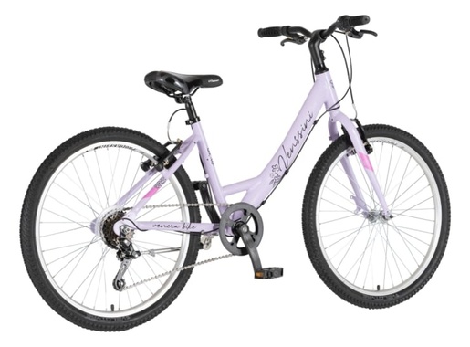 Bicikl junior 24 venssini parma alu 24" alu 14" v-brake 6 brzina 132-155cm (xs) ljubičasti 1242061