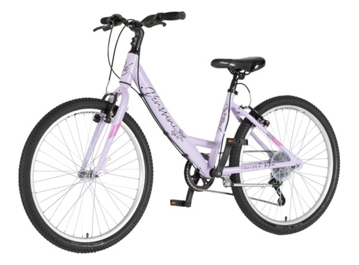 Bicikl junior 24 venssini parma alu 24" alu 14" v-brake 6 brzina 132-155cm (xs) ljubičasti 1242061