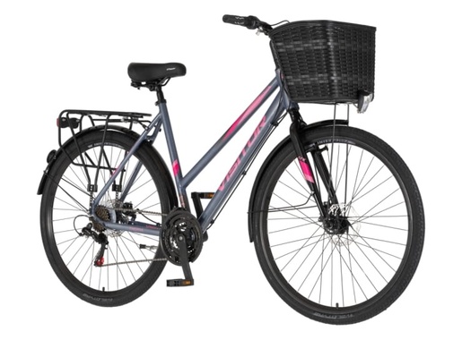 Bicikl city visitor crx city 28" alu 21" disk dupli 18 brzina 167-192cm (l/xl) sivi perla uv sjaj 1282124