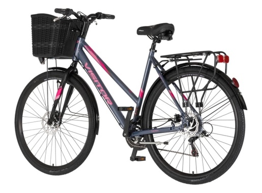 Bicikl city visitor crx city 28" alu 21" disk dupli 18 brzina 167-192cm (l/xl) sivi perla uv sjaj 1282124