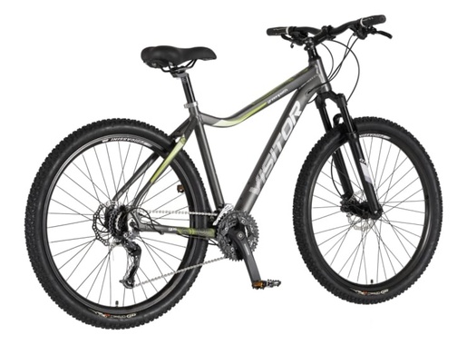 Bicikl mtb visitor gps 27.5" amortizer alu 19" disk hidraulika 24 brzina 170-185cm (l) sivi 1270060