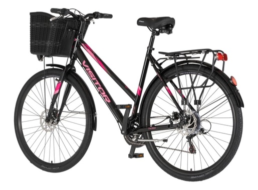 Bicikl city visitor crx city 28" alu 21" disk dupl 18 brzina 167-192cm (l/xl) crno roze perla uv sja 1282123