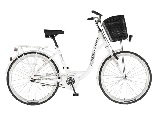 Bicikl fashion venssini grace 26" alu 18" v-brake  kontra 155-178cm (s/m) beli 1262106