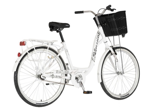 Bicikl fashion venssini grace 26" alu 18" v-brake  kontra 155-178cm (s/m) beli 1262106